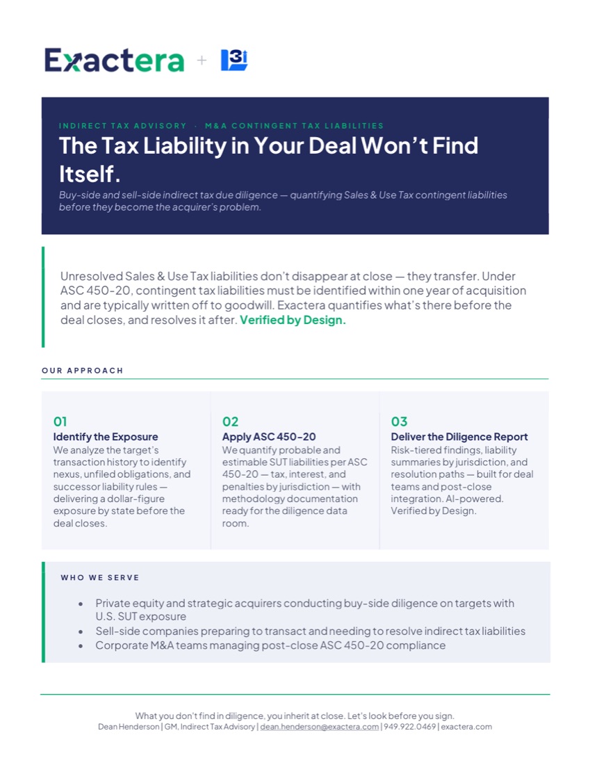 M&A Due Diligence — document cover